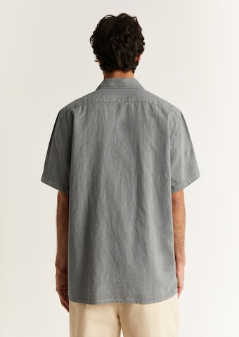 Scalpers Regular fit Button Up Shirt 'Hawaiian' in Grey