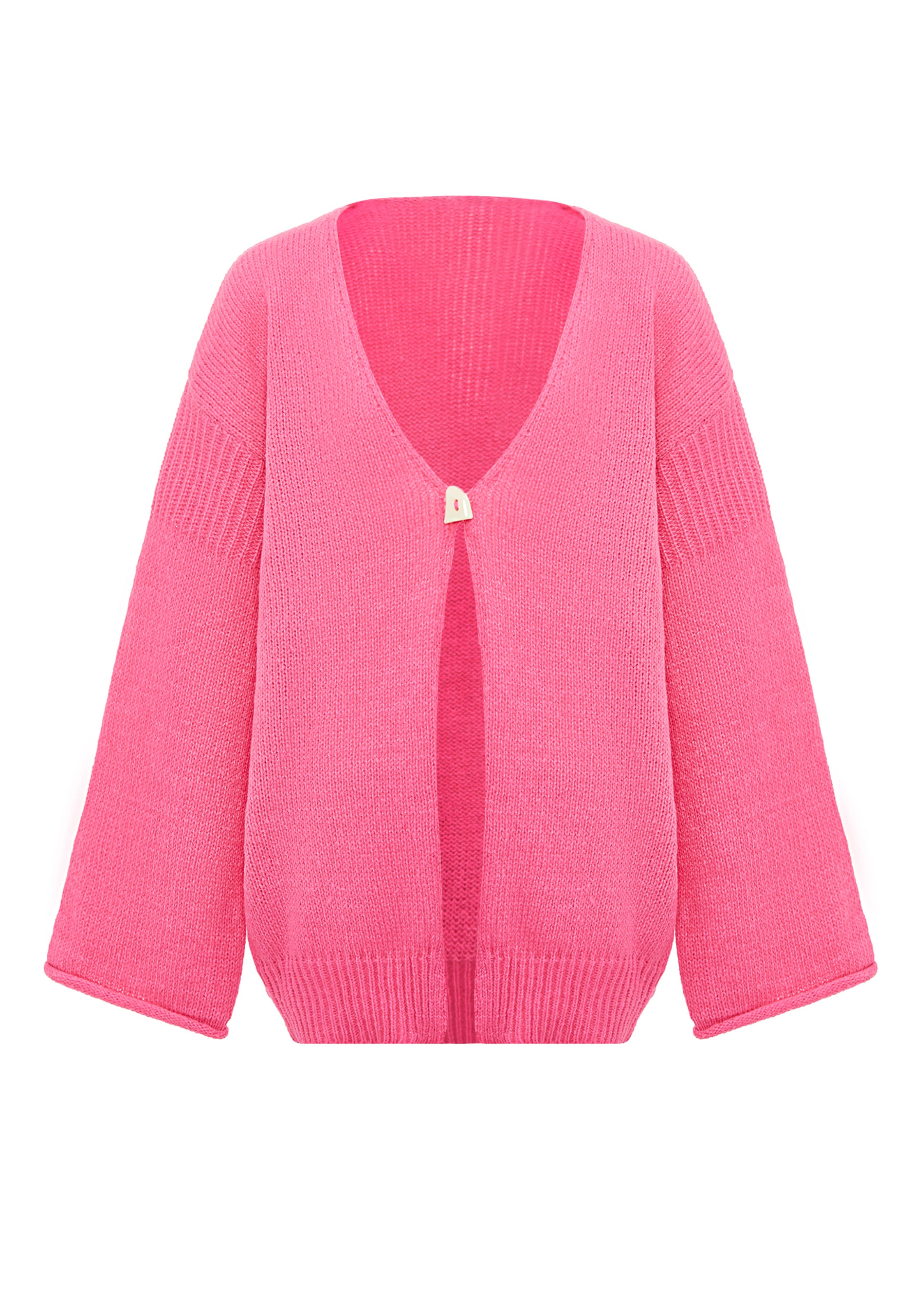 Sidona Strickjacke in Pink: Vorderseite