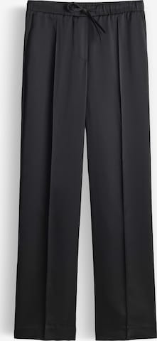 OPUS Широкий Штаны 'Melane cosmic' в Черный: спереди