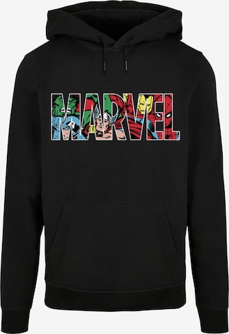 ABSOLUTE CULT Sweatshirt 'Marvel' in Schwarz: predná strana