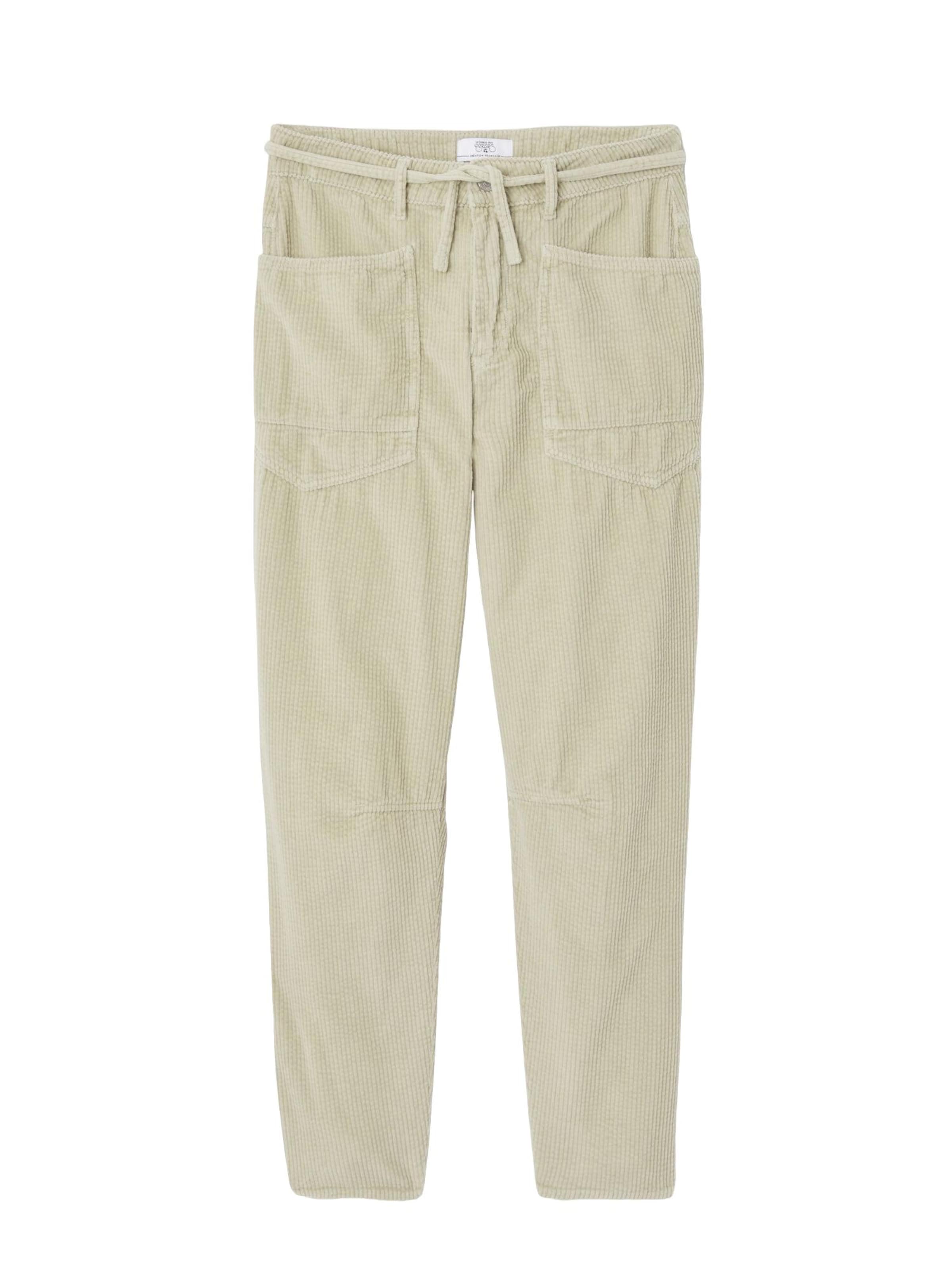 Le Temps Des Cerises Tapered Chinohose 'Madie' in Beige: Vorderseite