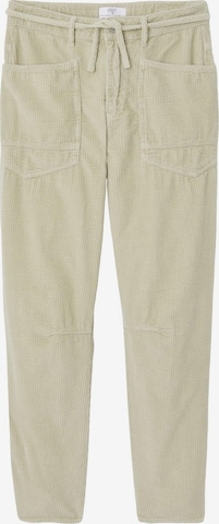 Le Temps Des Cerises Tapered Broek 'Madie' in Beige: voorkant