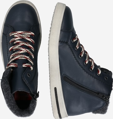 Rieker High-Top Sneakers in Blue