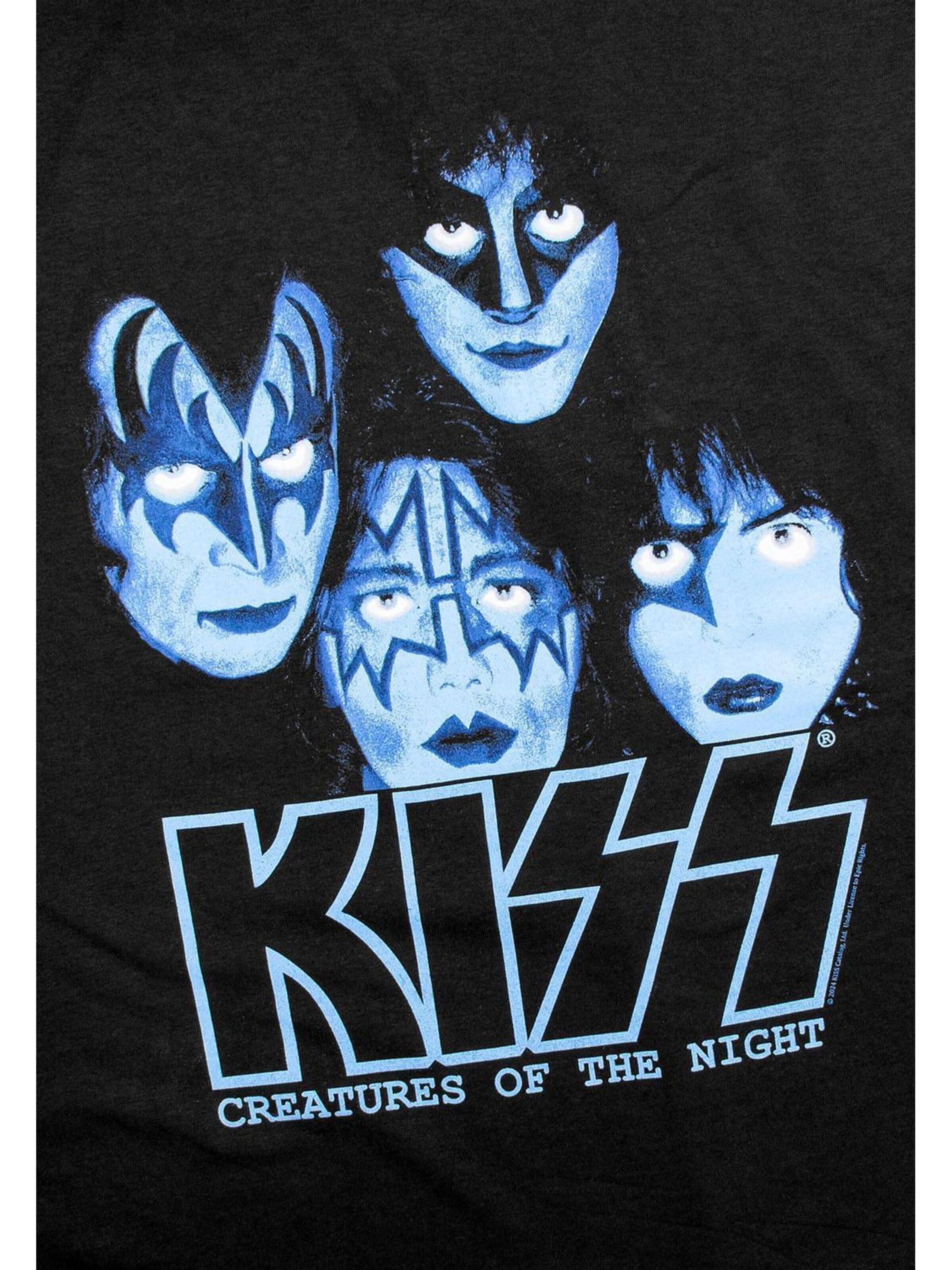 T-Shirt 'Kiss Creatures of  the night  T-Shirt' Kiss en noir