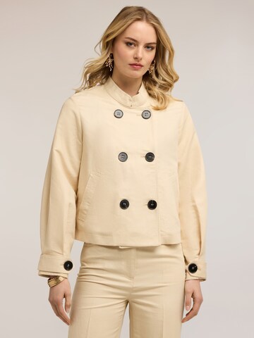 MOTIVI Tussenjas in Beige: voorkant