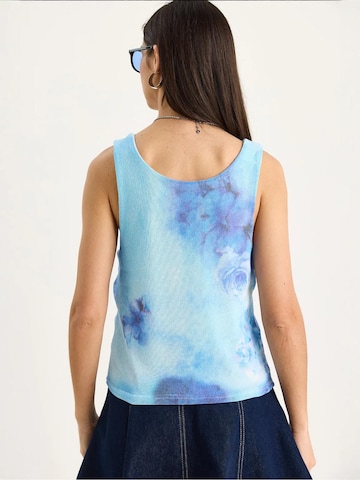 Bianco Lucci Top in Blauw