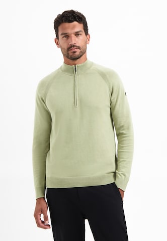 No Excess Sweater in Green: front