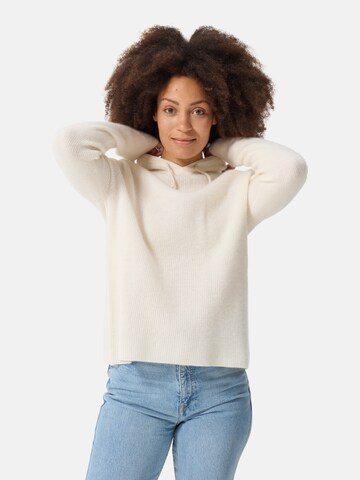 CASH-MERE.CH Pullover i hvid: forside