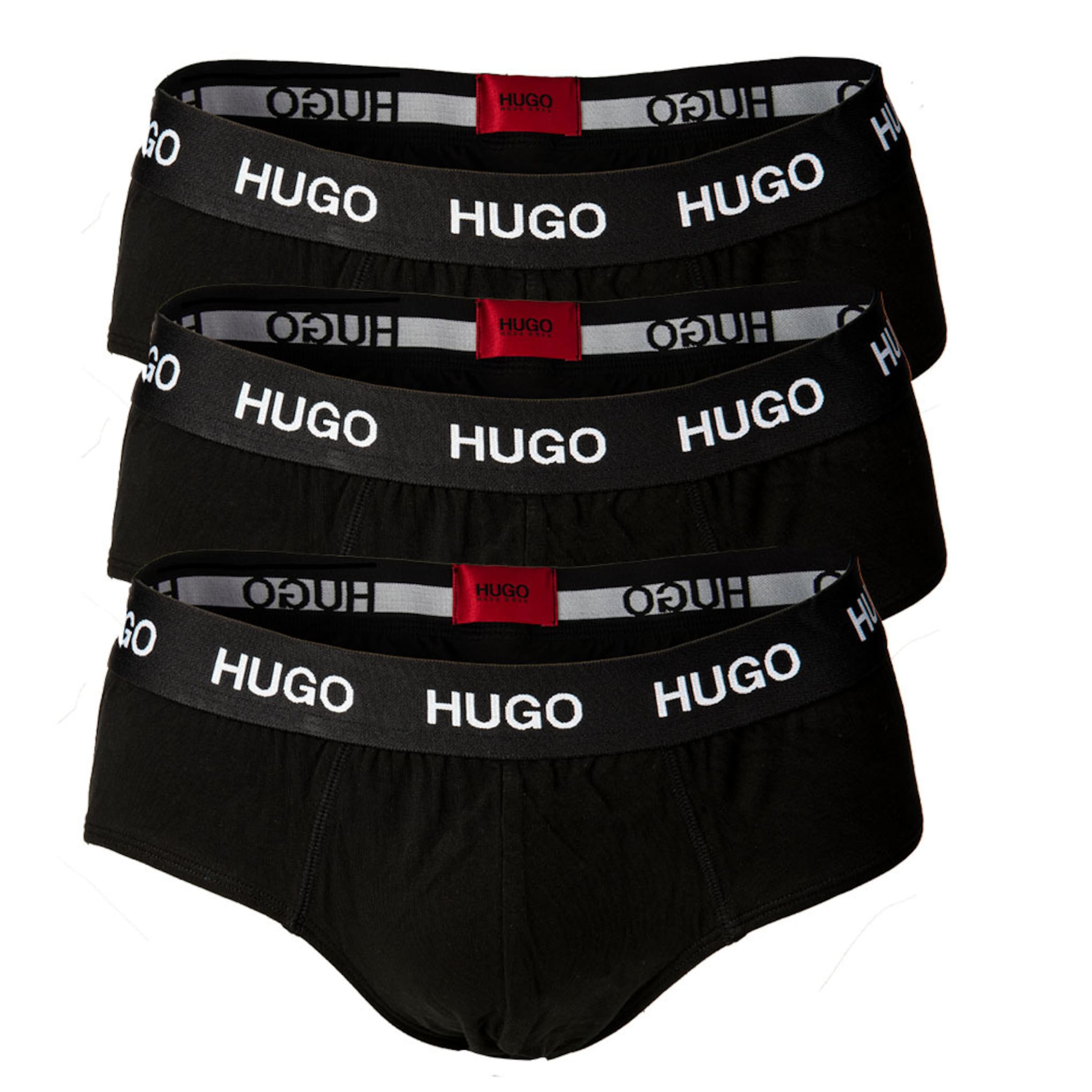 Slip HUGO en noir : devant
