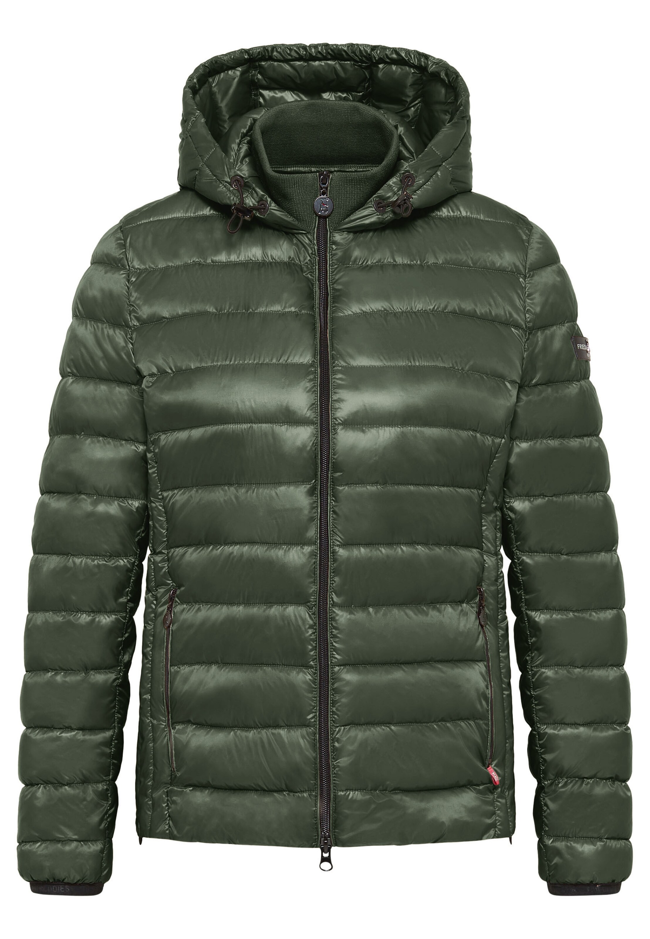 Frieda & Freddies Between-Season Jacket in Green: front