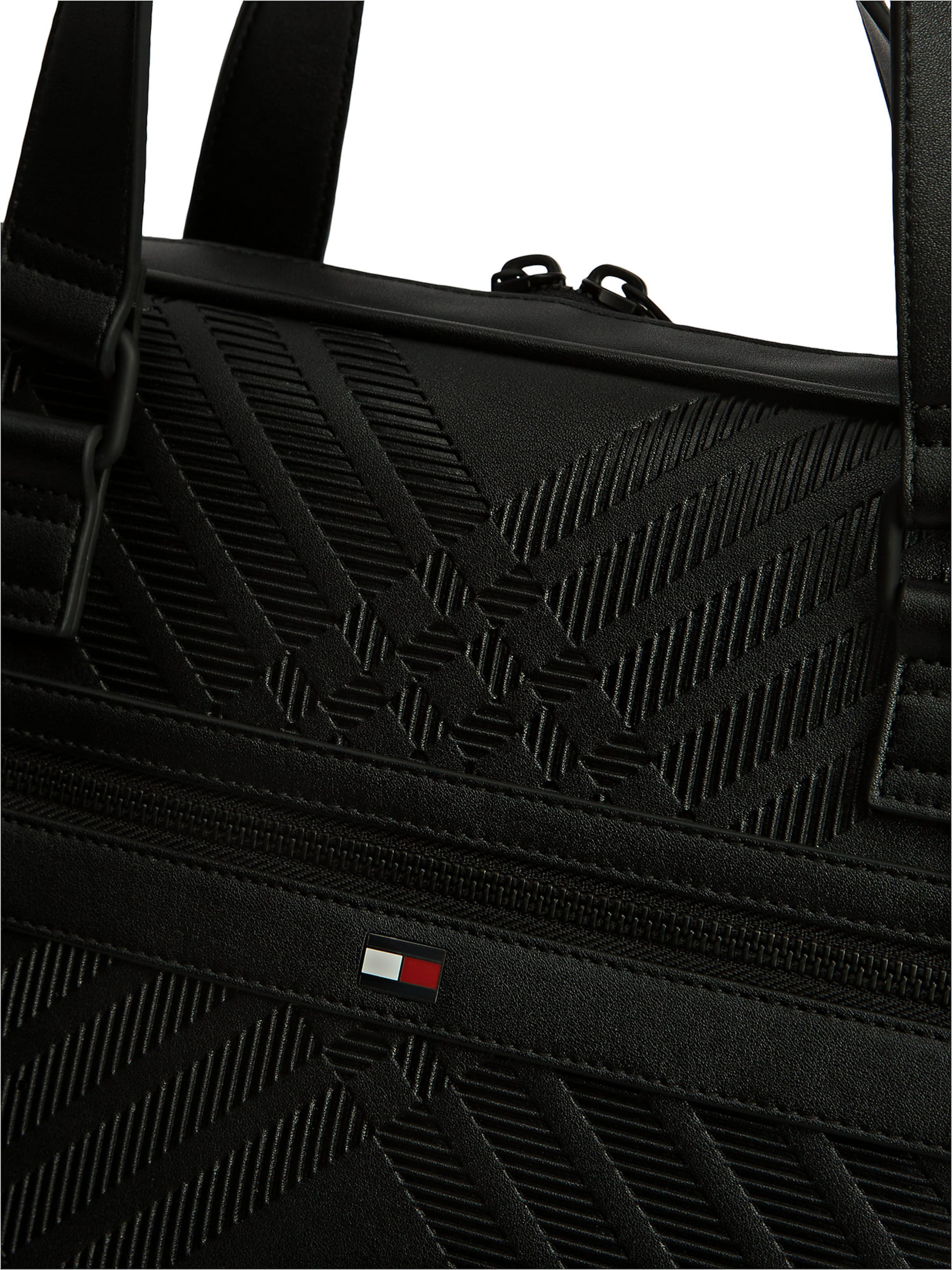 Sac d’ordinateur portable TOMMY HILFIGER en noir