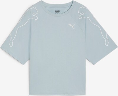 PUMA T-Shirt in hellblau / weiß, Produktansicht