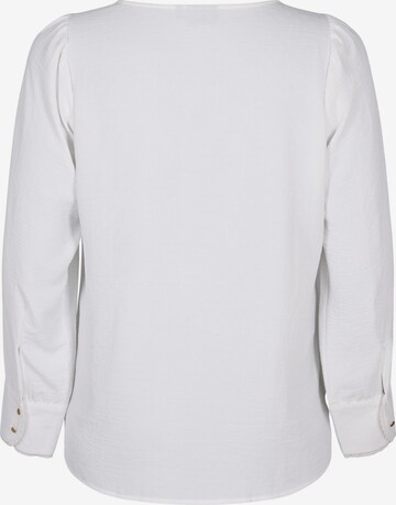 Zizzi Blouse 'CAFILUKKA' in White