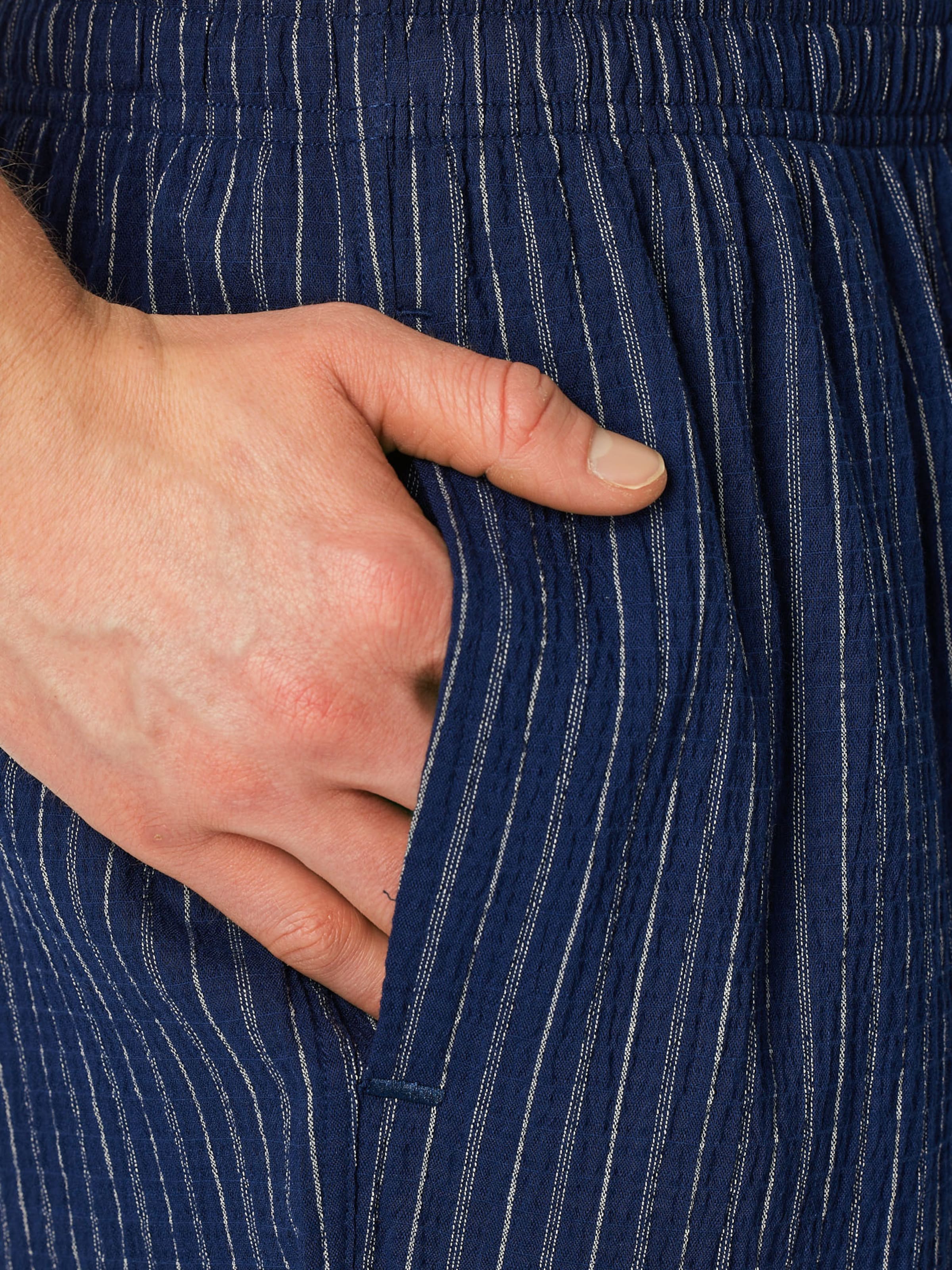 Pantalon de pyjama 'Mix Relax ' SCHIESSER en bleu