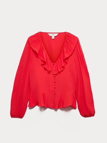 Chemisier 'Taillierte' Marks & Spencer en rouge