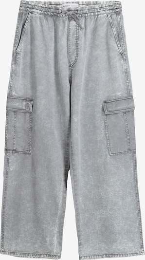 Pantaloni cargo Bershka di colore grigio denim, Visualizzazione prodotti