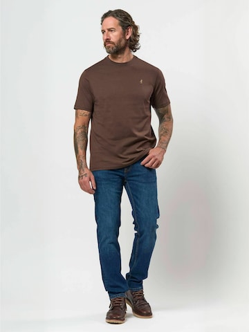 MCS Regular Fit Skjorte ' MCFelix ' i brun