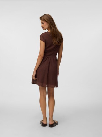 VERO MODA Jurk 'VMBIRA' in Bruin