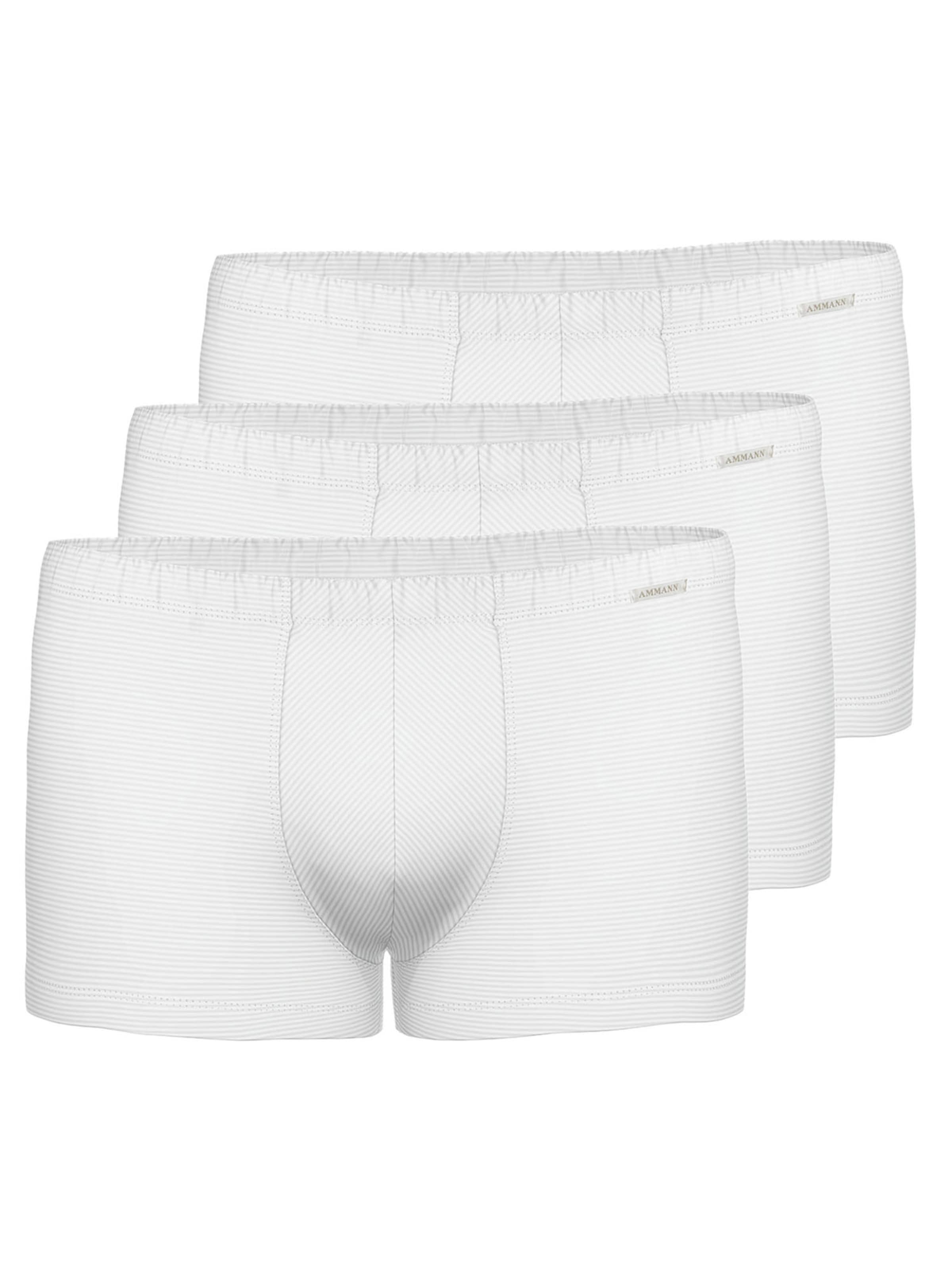 Ammann Boxer shorts 'Cotton & More' in White: front