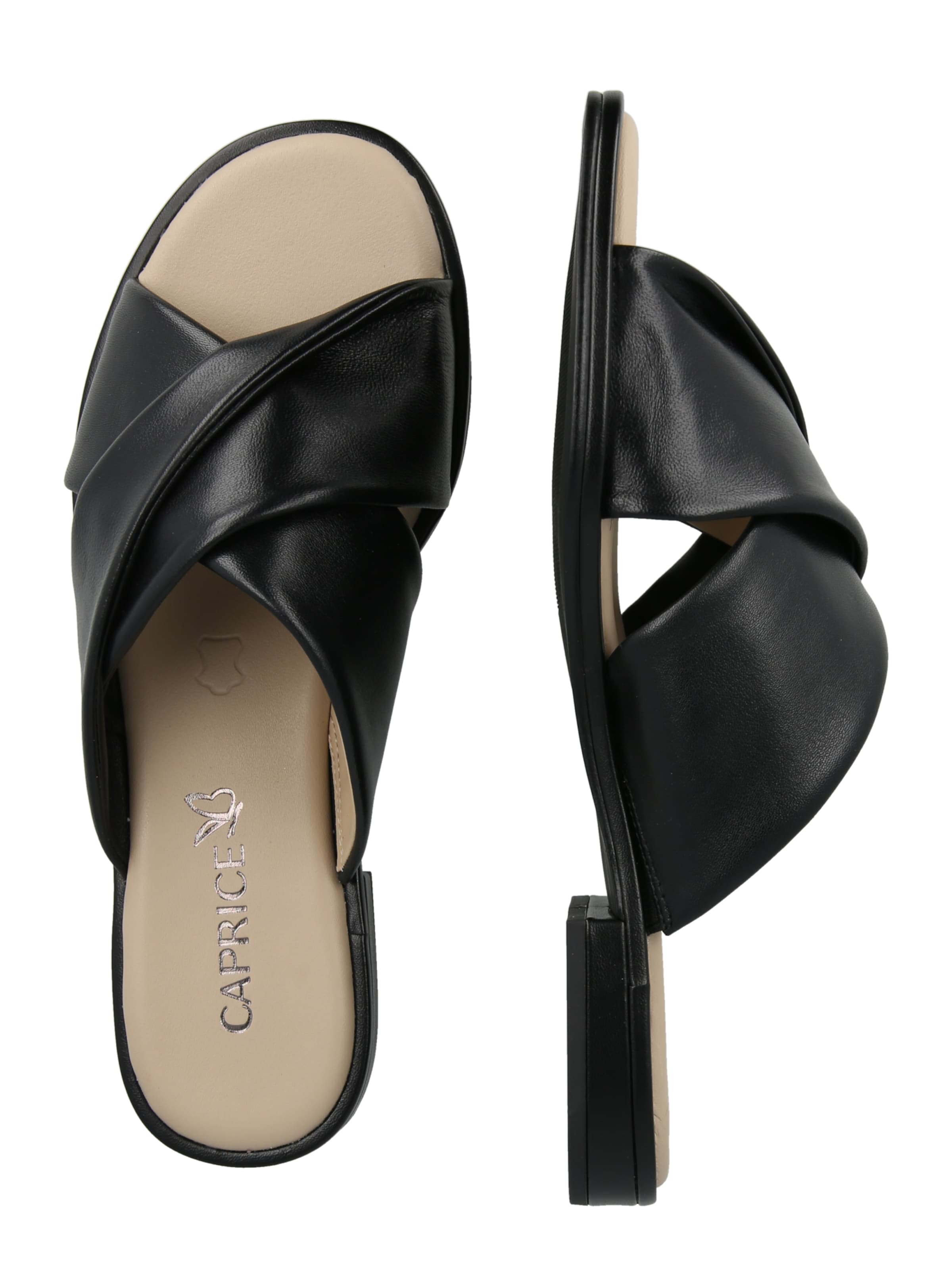 CAPRICE Papucs - fekete