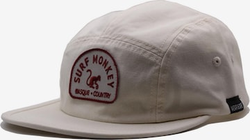 Cappello da baseball di Surf Monkey in beige: frontale