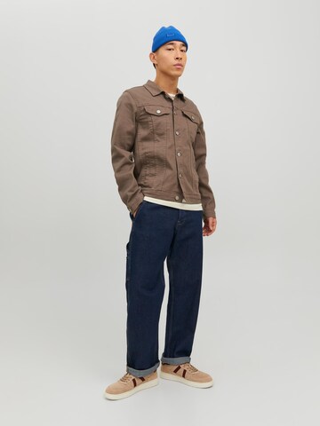 JACK & JONES Loosefit Τζιν cargo 'Eddie' σε μπλε