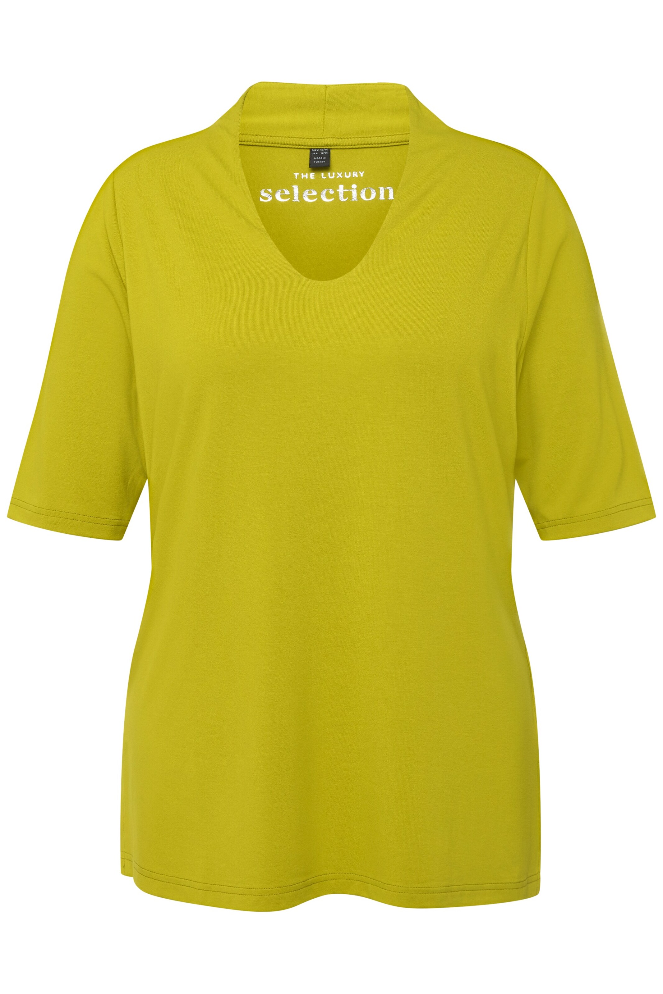 Ulla Popken Shirt in Groen: voorkant