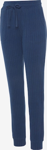 LASCANA Zwężany krój Spodnie w kolorze niebieski