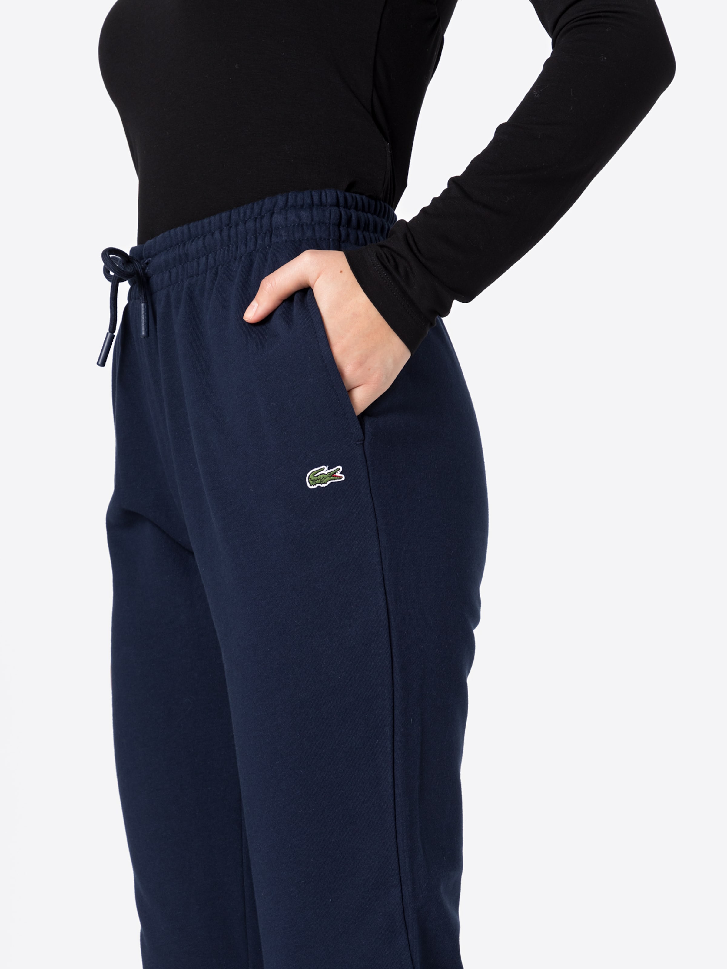 Effil Pantalon LACOSTE en Bleu Marine ABOUT YOU