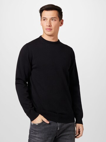 Barbour Sweater in Black: front