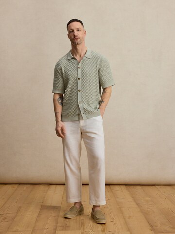 DAN FOX APPAREL Regular fit Риза 'Domenic' в зелено