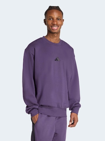 ADIDAS SPORTSWEAR Spordidressipluusid 'Feelcozy', värv lilla: eest vaates