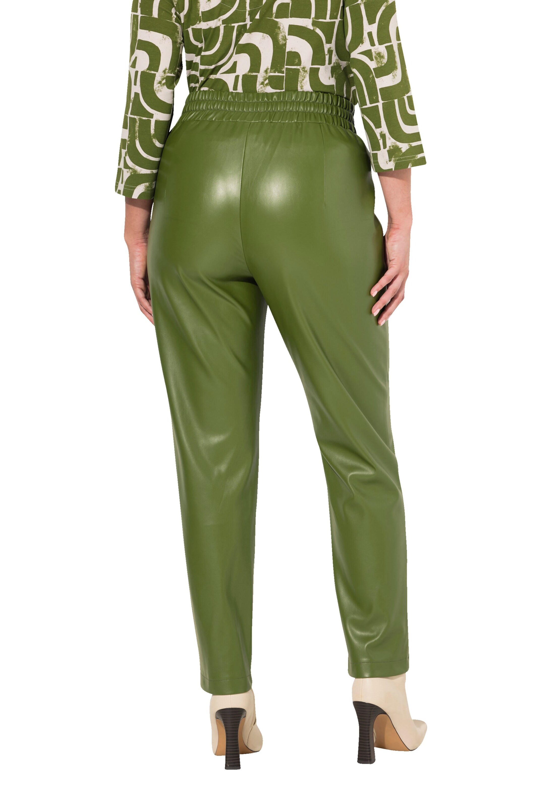 Ulla Popken Loosefit Hose in Grün