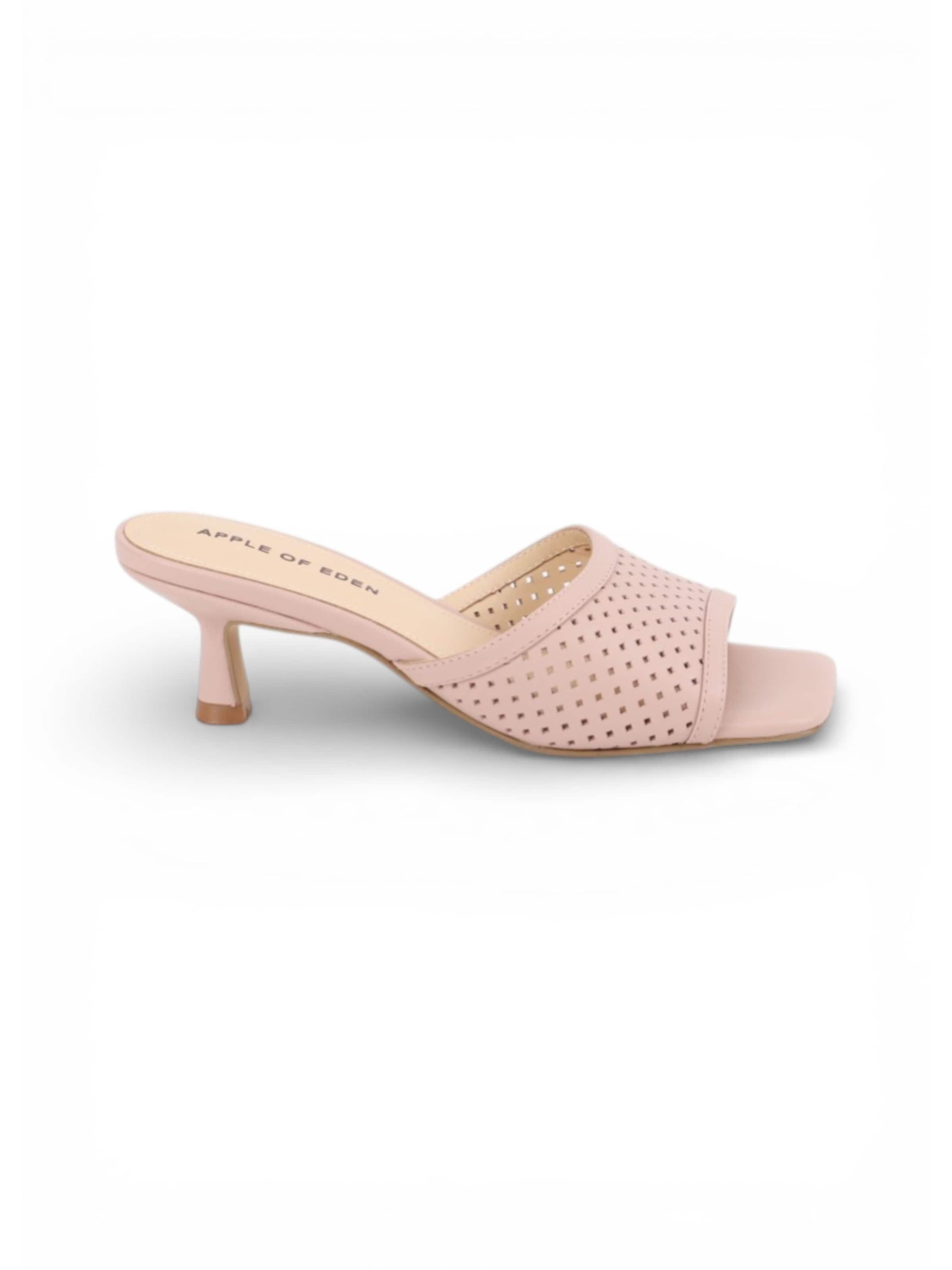 Apple of Eden Mules 'HOLLEY' in Pink: front