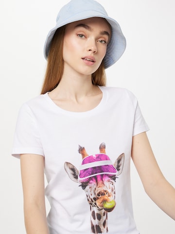 EINSTEIN & NEWTON Shirt 'Tennis Giraffe' in Wit