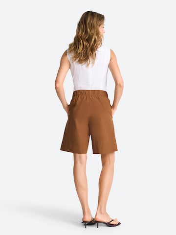 Rich & Royal Normální Kalhoty – hnědá