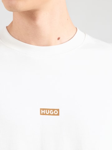 T-Shirt 'Nalono' HUGO en blanc