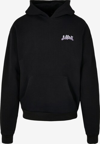 Lost Youth Sweatshirt 'Heart' in Black: front