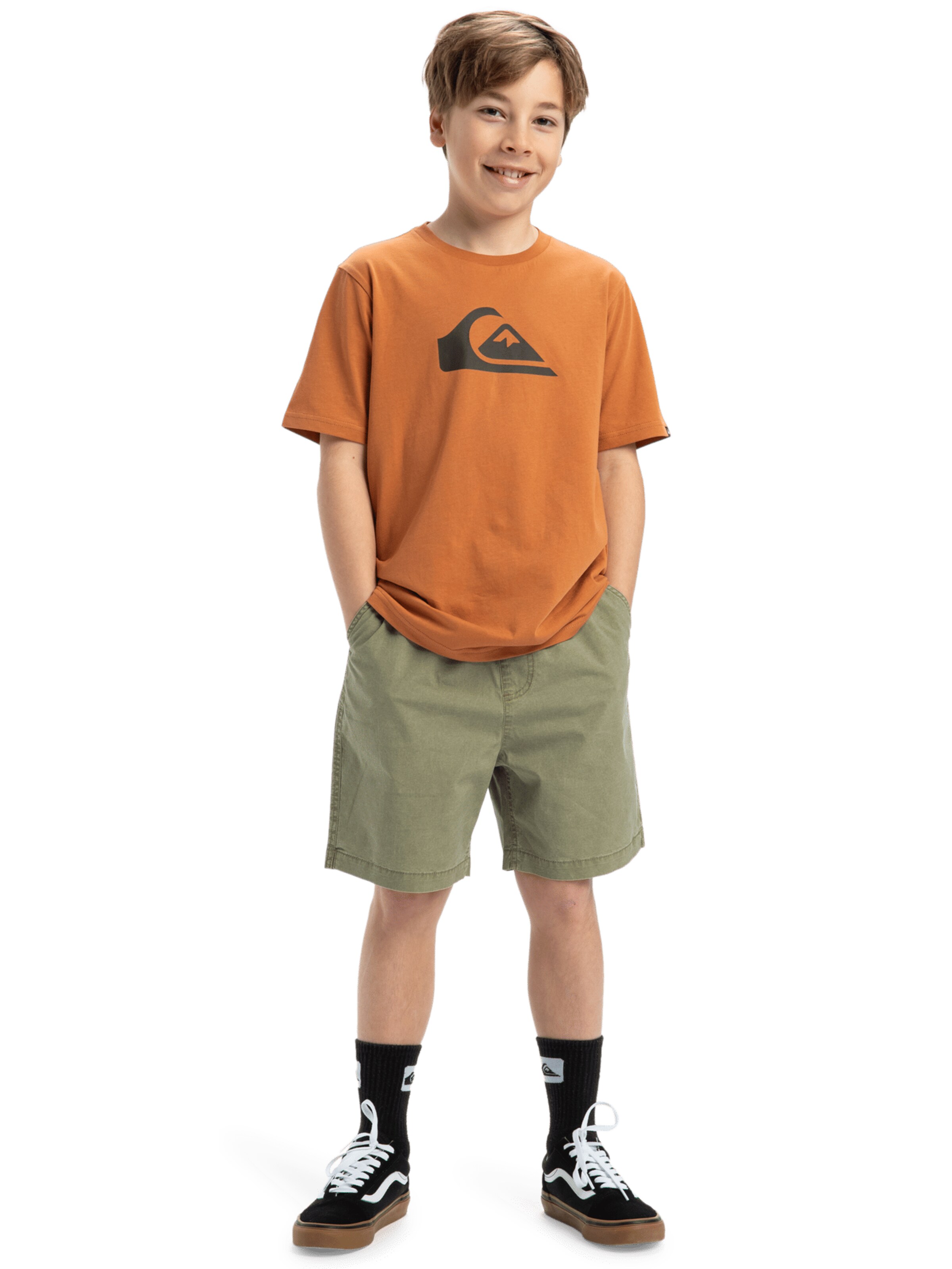 QUIKSILVER Regular Broek 'Taxer Youth 15' in Groen