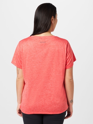 Only Play Curvy Performance shirt 'PIVY' in Orange