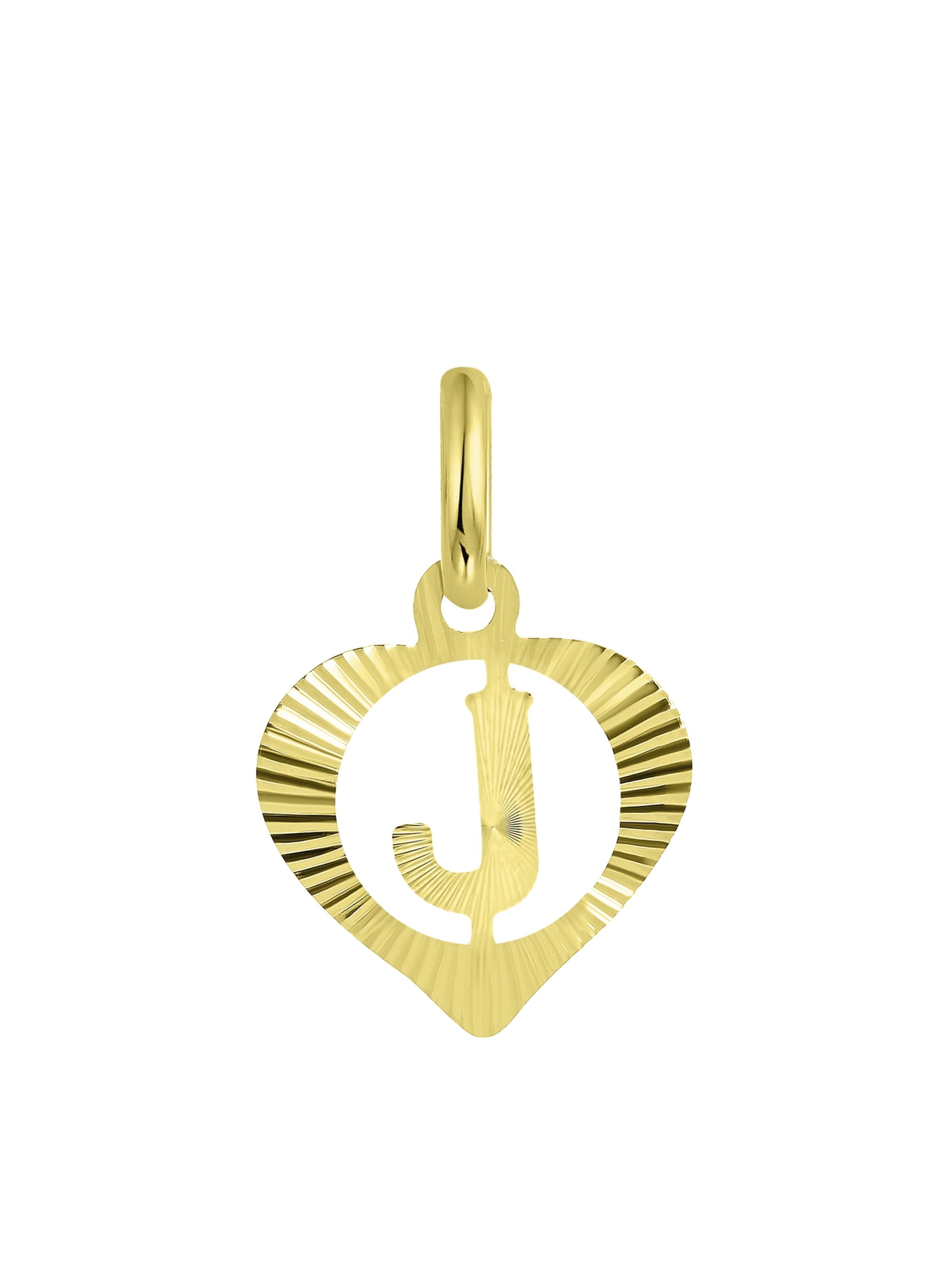 Lucardi Hangers 'Buchstabe' in Goud: voorkant