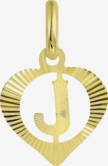 Lucardi Anhänger 'Buchstabe' in gold, Produktansicht