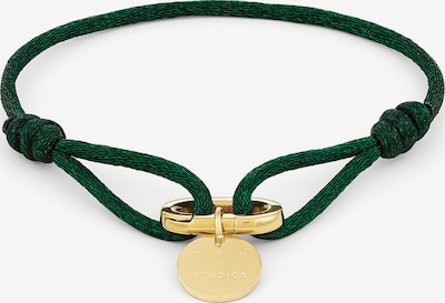 Copenhagen Studios Bracelet in One Size in Gold / Dark green, Item view