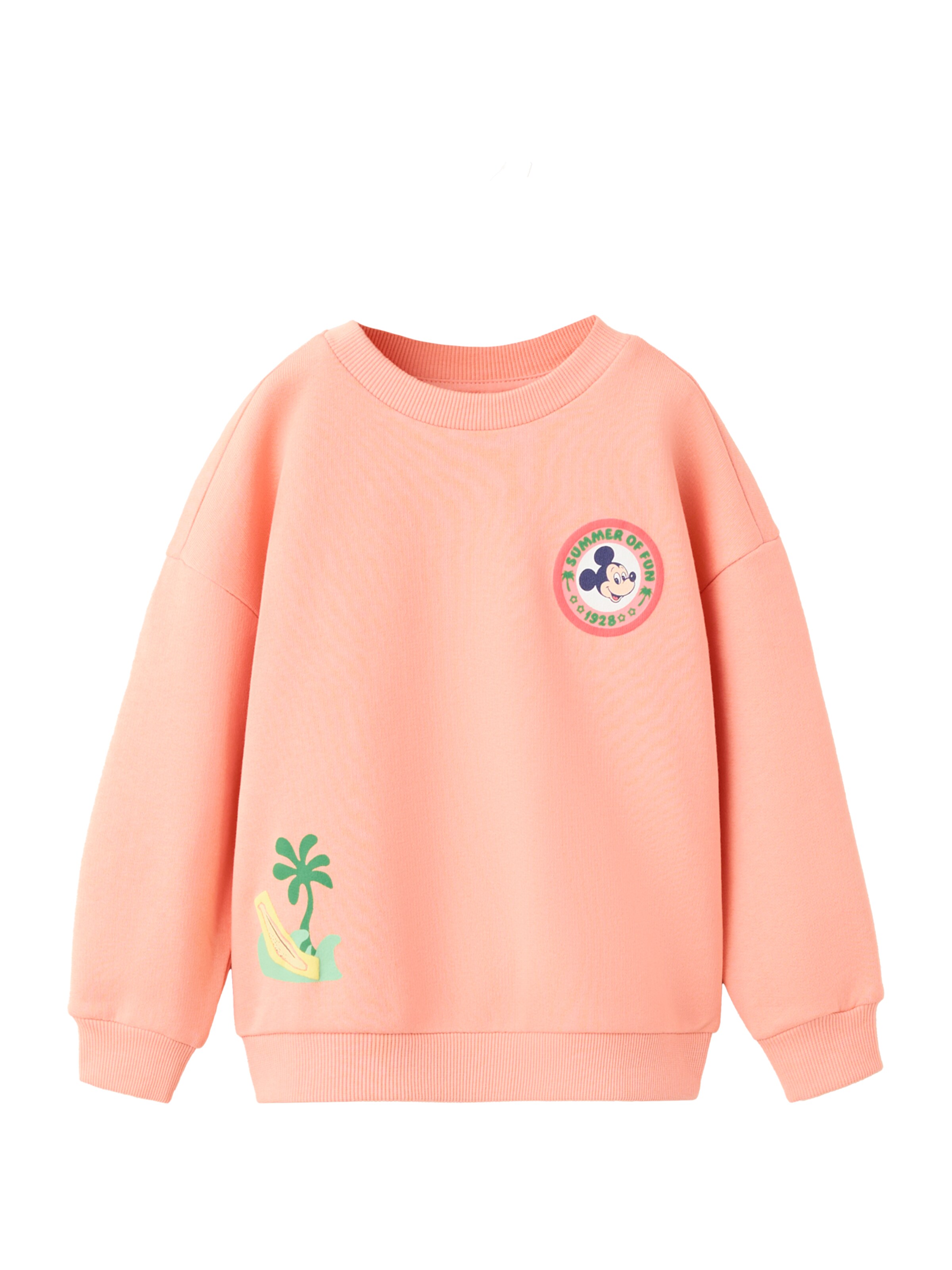 MANGO KIDS Sweatshirt 'MISUMMER' in Orange: front