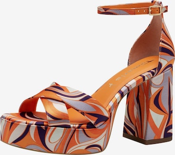 TAMARIS Strap Sandals in Orange: front