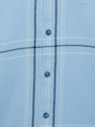 Pull&Bear Regular Fit Hemd in Blau