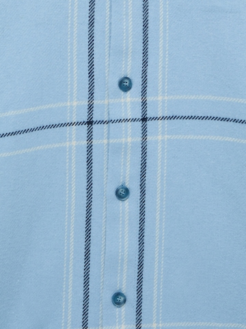 Pull&Bear Regular fit Button Up Shirt in Blue