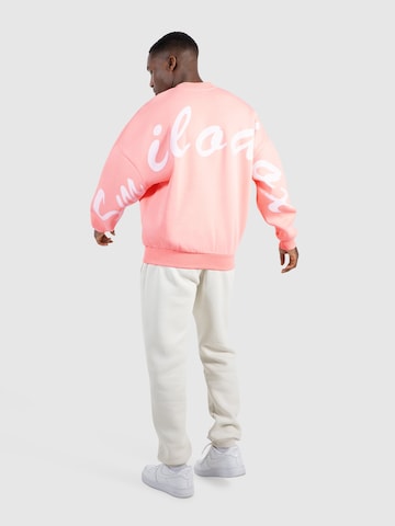 Smilodox Sweatshirt ' Liquid Brail ' in Pink