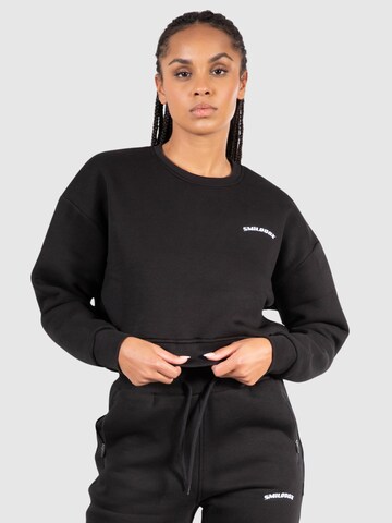 Smilodox Sweatshirt 'Sherry' in Black: front