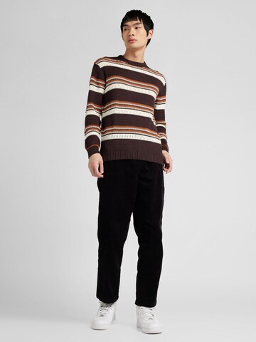 KnowledgeCotton Apparel Sweater in Brown